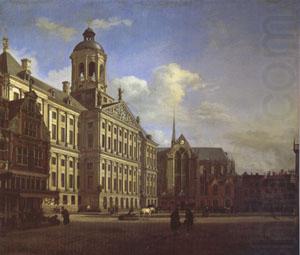 Jan van der Heyden The Dam with the New Town Hall in Amsterdam (mk05) china oil painting image